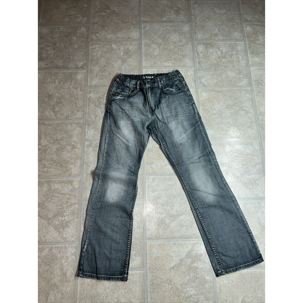 New Flypaper Boys Size 18 Jeans Slim Bootcut Gray Denim